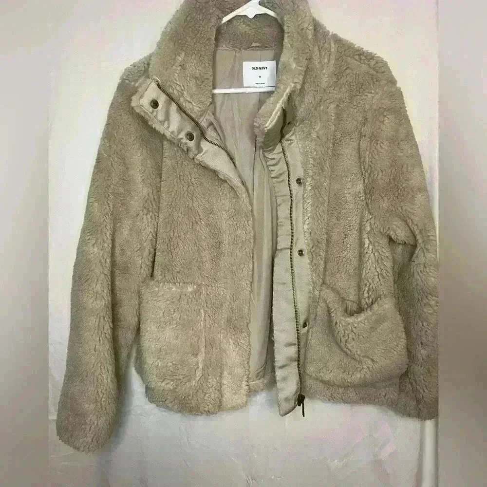 Old Navy Cozy Teddy Jacket - Picture 4 of 9